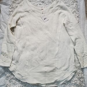Free people long sleeve shirt